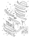 Diagram for 2003 Chrysler Town & Country Dash Panels - 5020110AC