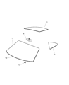 Diagram for 2007 Chrysler Crossfire Windshield - 5097475AA