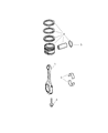 Diagram for 2007 Dodge Sprinter 3500 Rod Bearing - 68005594AA