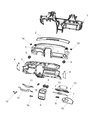 Diagram for 2016 Jeep Compass Glove Box - 1FB99XDVAB