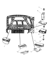 Diagram for Ram 1500 Engine Control Module - 5150583AB