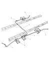 Diagram for Chrysler Voyager Parking Brake Cable - 4683286AD