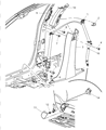 Diagram for 2006 Dodge Magnum Seat Belt - 1AJ801DVAB