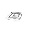 Diagram for 2014 Dodge Charger Dome Light - 1RF12DX9AG