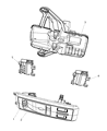 Diagram for 2011 Ram 1500 Dome Light - 1SF99BD1AB