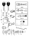 Diagram for Dodge Caravan Door Lock Cylinder - 4778149