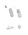 Diagram for Jeep Door Lock Switch - 68141894AA