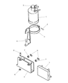 Diagram for 1997 Jeep Cherokee Vapor Canister - 53031904AB