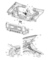 Diagram for 2010 Dodge Challenger Weather Strip - 4575880AB