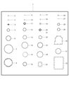 Diagram for Dodge Ram 5500 Oil Pump Gasket - 68019671AA