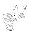 Diagram for 2005 Dodge Ram 2500 Automatic Transmission Shifter - 55366708AA