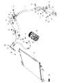 Diagram for Mopar A/C Hose - 68227749AC