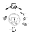 Diagram for 2008 Jeep Grand Cherokee Dimmer Switch - 68015101AD