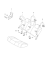 Diagram for 2020 Ram ProMaster City Seat Belt - 5YG68LXHAA