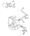Diagram for Dodge Caliber Thermostat Housing - 68090693AA