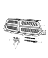 Diagram for 2012 Dodge Durango Grille - 1RE01TZZAI