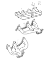 Diagram for 2003 Jeep Wrangler Intake Manifold - 4854197AB