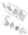 Diagram for Dodge Durango Brake Disc - 52010080AE