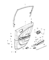 Diagram for 2020 Dodge Charger Door Moldings - 55315141AD