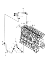 Diagram for Dodge Ram 3500 A/C Hose - 55056711AC