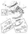 Diagram for Chrysler Sebring Dash Panels - 5056116AI