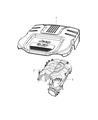 Diagram for Jeep Wrangler Engine Cover - 4593953AC