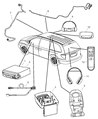 Diagram for 2003 Chrysler Town & Country Dome Light - XQ451L2AA