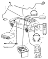 Diagram for 2003 Dodge Grand Caravan Dome Light - XQ451L2AA