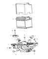 Diagram for Dodge Dart Battery Tray - 68082394AE