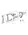 Diagram for 2016 Chrysler 200 Fuel Door - 68137577AA