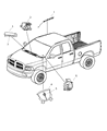 Diagram for Dodge Ram 3500 Air Bag - 4649143AD