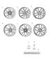 Diagram for 2019 Dodge Durango Spare Wheel - 6QP26NTSAA