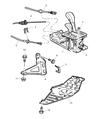 Diagram for 2004 Jeep Grand Cherokee Shift Cable - 52104218AB