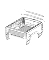 Diagram for Ram 1500 Spoiler - 68292635AB