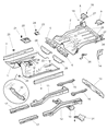 Diagram for 2000 Jeep Cherokee Floor Pan - 55175177AD