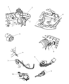 Diagram for 1998 Dodge Ram 2500 Oxygen Sensor - 56041212