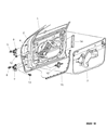 Diagram for 1998 Dodge Intrepid Door Seal - 4574336