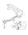 Diagram for 2001 Dodge Stratus Control Arm Bushing - MR455736