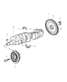 Diagram for Dodge Viper Harmonic Balancer - 5037727AB