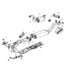 Diagram for 2008 Jeep Grand Cherokee Exhaust Pipe - 5181383AB