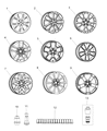 Diagram for Mopar Spare Wheel - 6XJ082STAA