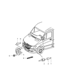 Diagram for 2009 Dodge Sprinter 2500 Battery Terminal - 68011404AA