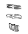 Diagram for 2010 Chrysler 300 Grille - 1TH13SZRAA