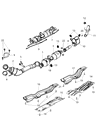 Diagram for Ram 4500 Exhaust Heat Shield - 55276243AF