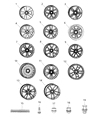 Diagram for 2020 Dodge Challenger Spare Wheel - 6TE83DD5AA