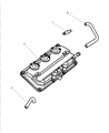 Diagram for Dodge PCV Valve - 4792606AA