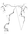 Diagram for Chrysler Town & Country Brake Line - 4721540AD