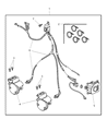 Diagram for 2000 Dodge Dakota Fog Light - 55077266AC