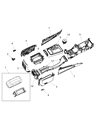 Diagram for Dodge Durango Cup Holder - 68103675AA