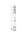 Diagram for Dodge Sprinter 2500 Shock Absorber - 5118718AA